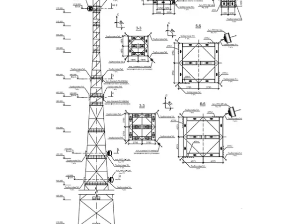Башня серии MST4-82,5 (H = 82,5 м)