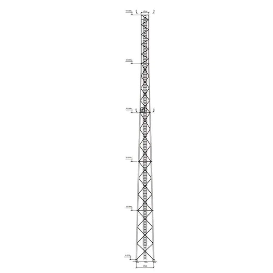 Башня серии MT (H = 10–50 м)