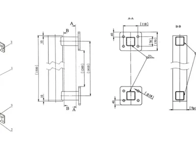 Трубостойка RA-11B-KMD-RT-4-SB (Для крепления антенн)