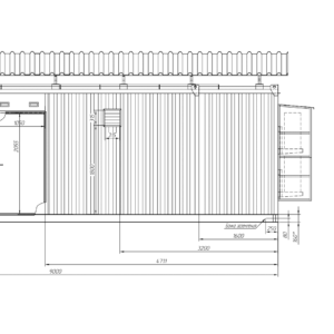 Блок контейнер БК-9 АПТ-ДЭС-24РЭ (Аппаратная с ДЭС)