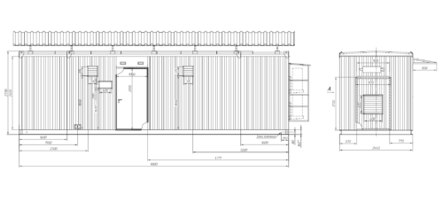 Блок-контейнер БК-9 АПТ-ДЭС-24РЭ (Аппаратная с ДЭС) производства Белмаст