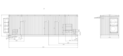 Блок-контейнер БК-9 АПТ-ДЭС-24РЭ (Аппаратная с ДЭС) производства Белмаст