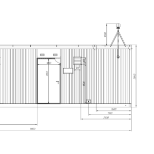 Блок контейнер БК-9 (Аппаратная с ДЭС)