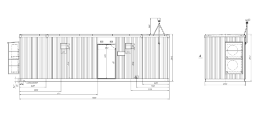 Блок-контейнер БК-9 (Аппаратная с ДЭС) производства Белмаст