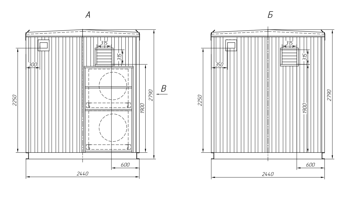 Блок контейнер связи БКС-5.8
