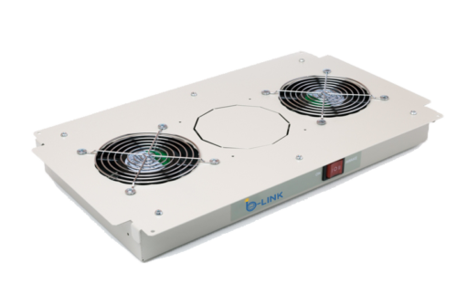 Универсальный вентилятор с термореле, 2 элемента BL-DUV-T-2F